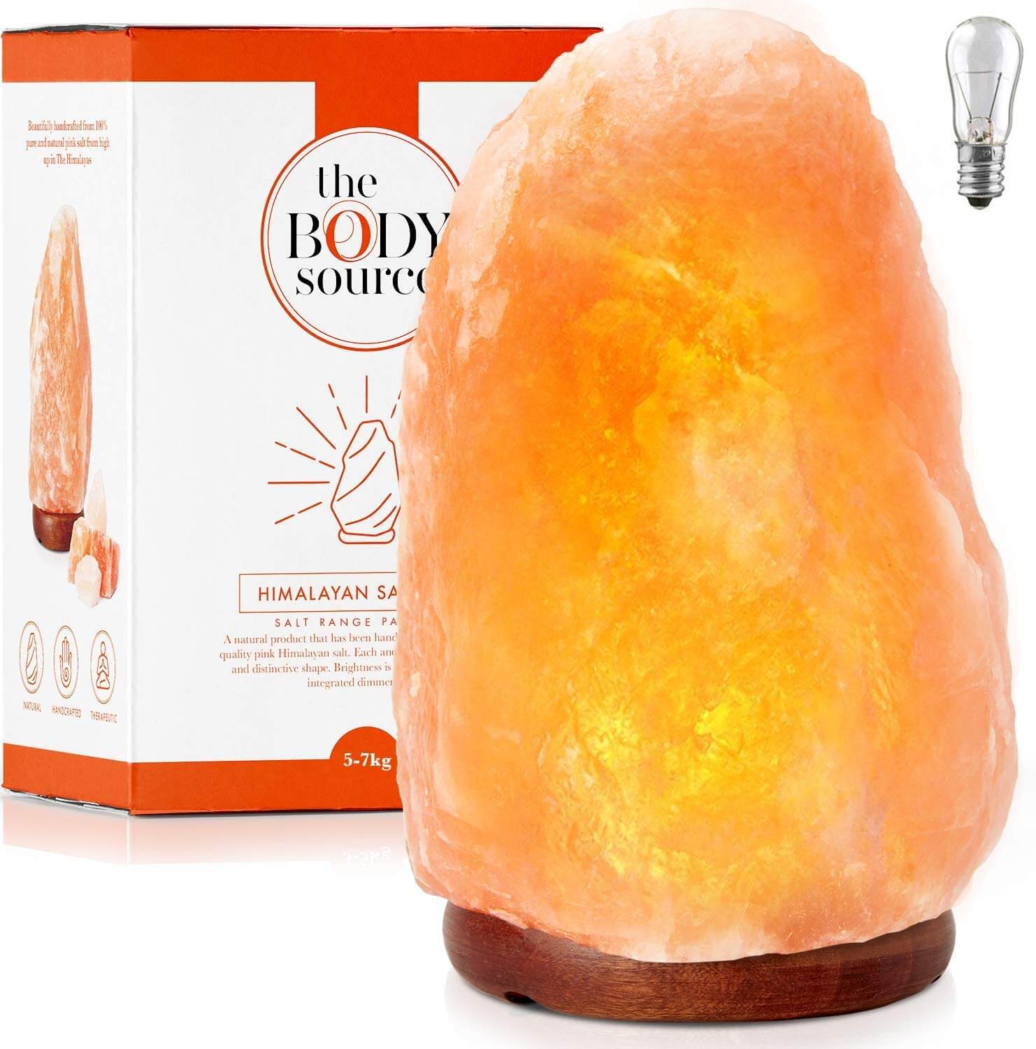 Lampe en cristal de sel de l’Himalaya Lampe Bosalla Lampe de chevet d’env 2156-a 2 kg Sel du sud de l’Himalaya