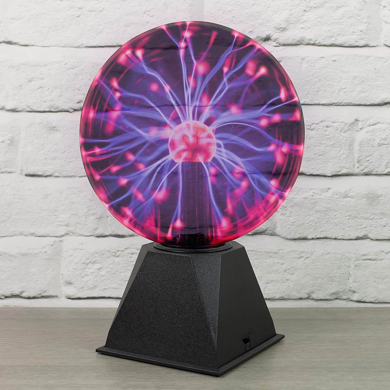 lampe globe tactile sensible décoration magique créative Lampe boule plasma alimentation USB/batterie 