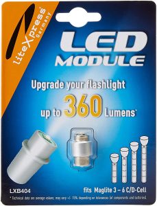 Haute Puissance 3w Ampoule LED Pour Maglite 3 4 5 6 Cellule C/D Lampes Torche 